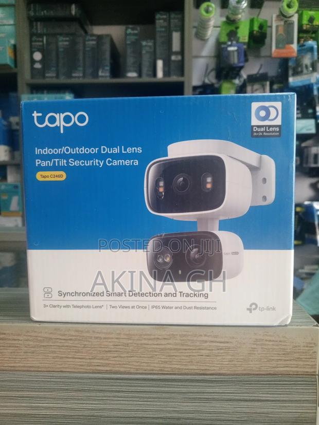 TP-Link Tapo Indoor/Outdoor Dual Lens Full Color Pt Camera C246d · Photo 1