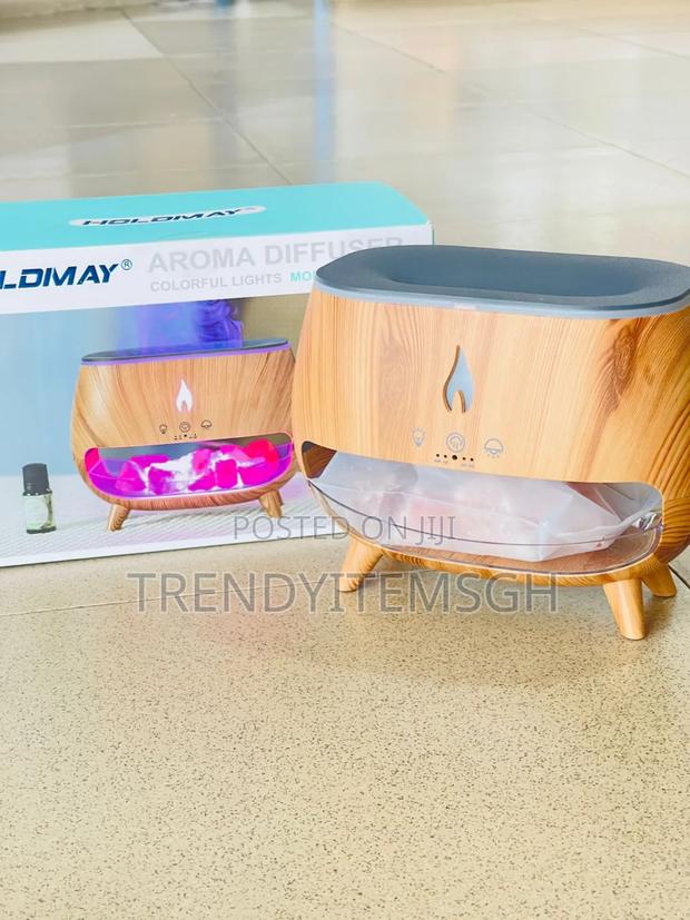 Wood Grain Colorful Light Aroma Diffuser · Photo 1