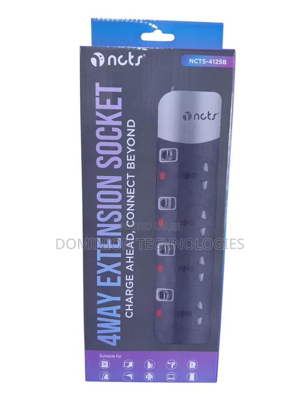 NCTS 4way Universal Sockets Extension Board 1.8m 10a · Photo 1