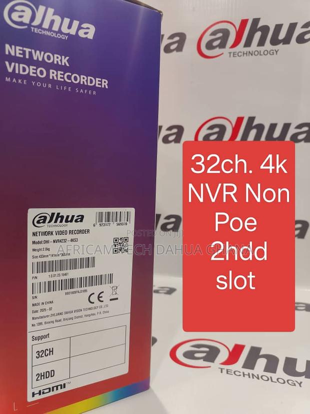 Dahua 32channel NVR Non Poe 2hdd · Photo 1