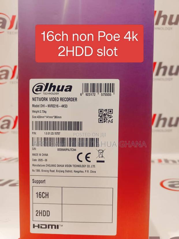 Dahua 16channel Non Poe 2hdd · Photo 1