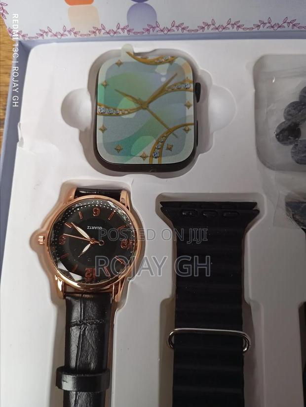 I-520 Mini Smart Watch, Quartz Watch, Bracelet, Chain- Black · Photo 5