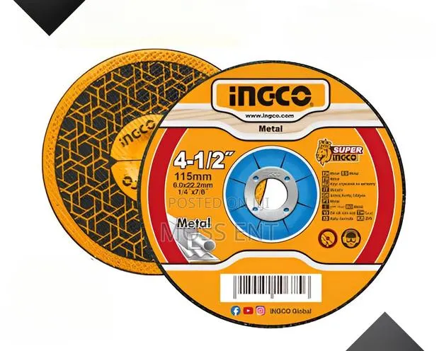 Abrasive Metal Grinding Disc 4.5"X6mm - Mgd601151 · Photo 1