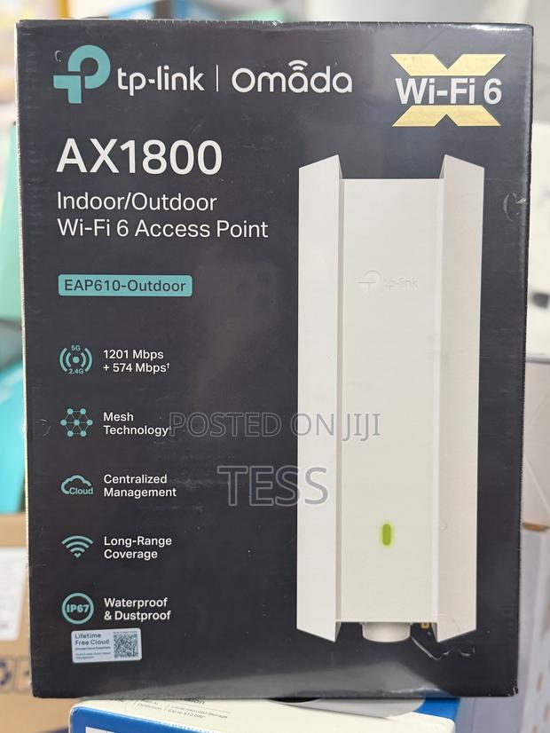 TP-Link Eap610 Outdoor Ap Mesh Omada Wifi6 Ax1800 Gigabit · Photo 1