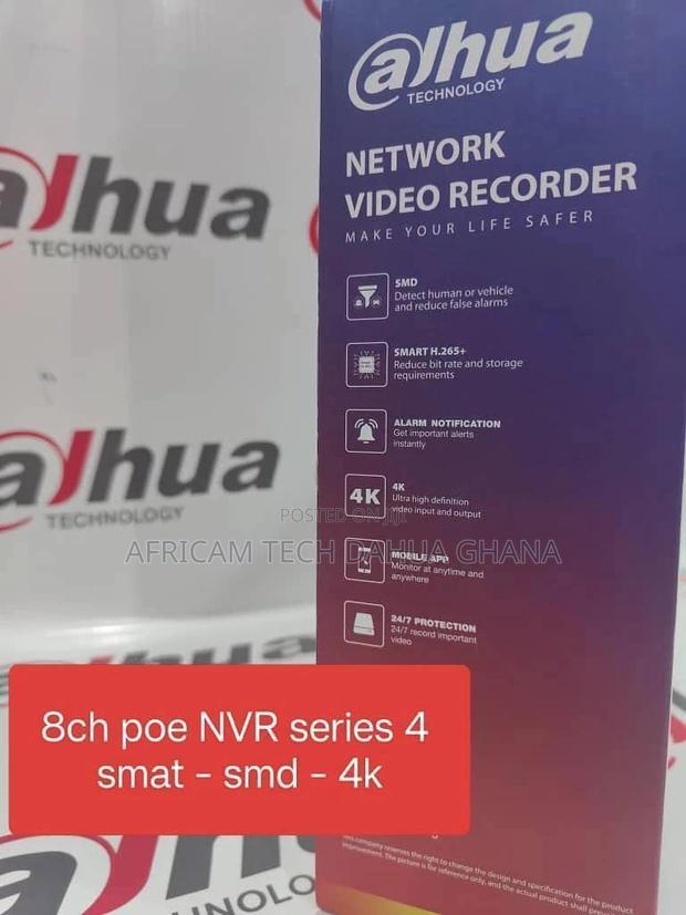 Dahua 8channel NVR 8poe Smart - SMD - 4series · Photo 1