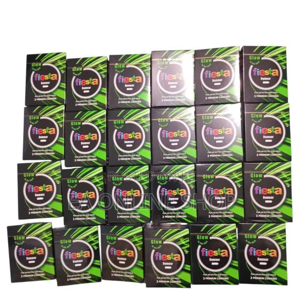 Fiesta Condom - Dumsor ( Glow in the Dark) 23 Pcaks of 3 in 1 · Photo 3
