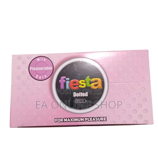 Fiesta Dotted Condoms. 24 Packs of 3 in 1 · Photo 1