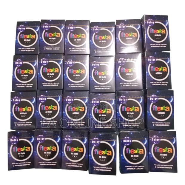 Fiesta All Night Condom With Delay Gel . 24 Packs of 3 in 1 · Photo 2