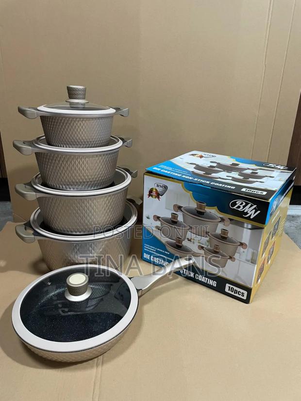 5set Die Cast Nonstick Cooking Pots · Photo 1