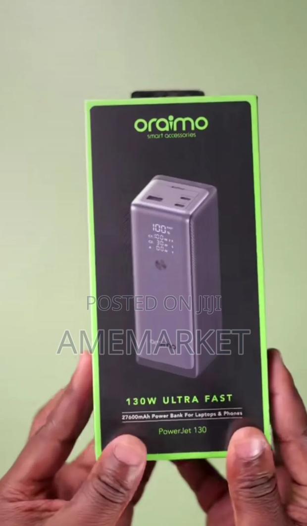 Oraimo Powerjet 27600mah 130w Ultra Fast Power Bank for Laptop Phone · Photo 2