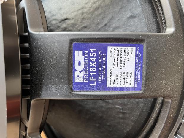 RCF Lf18x451 High-Power 18-Inch Woofer · Photo 2