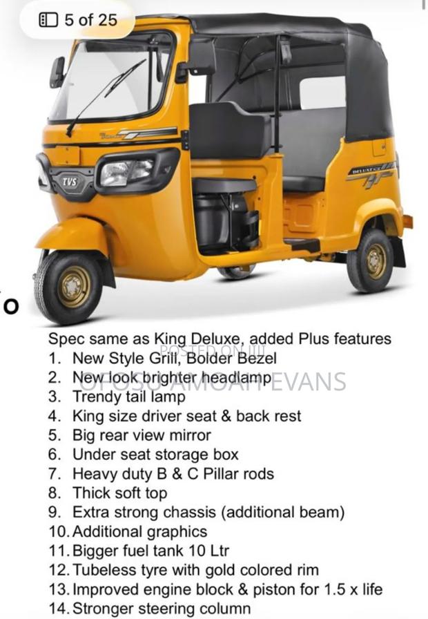 New TVS King Deluxe Plus iTouch Start 2025 · Photo 1