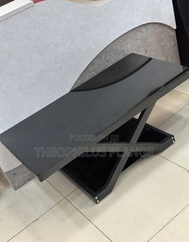 All Black Glass Living Room Table/ Center Table · Photo 2