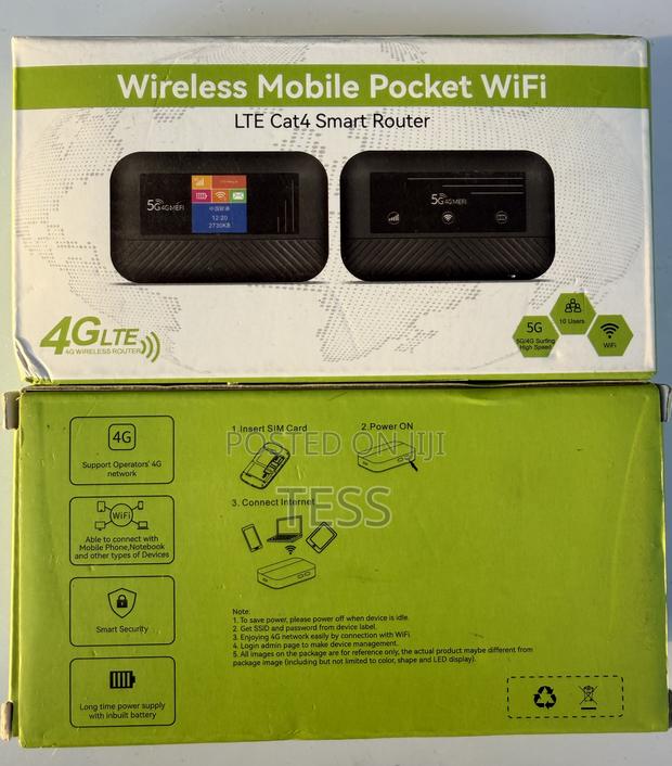 Mifi Pocket 4g Universal Sim Router With Display Screen · Photo 1