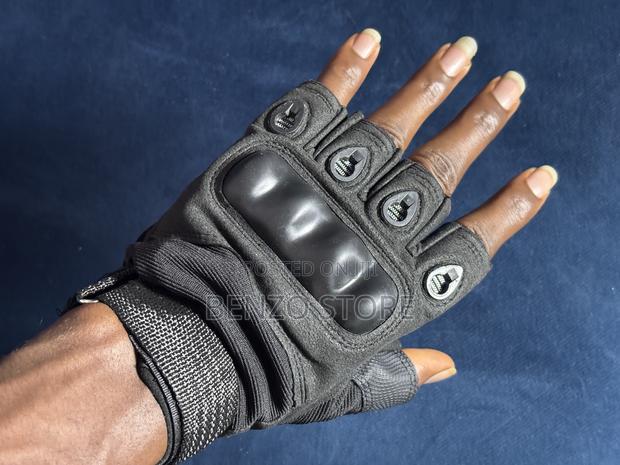 Quality Leather Gym Gloves for Gym, Military and Motor Riding · Photo 2