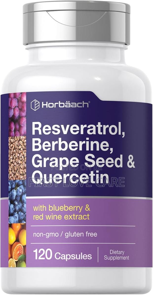 Horbaach Resveratrol, Berberine , Grape Seed and Quercetin · Photo 1
