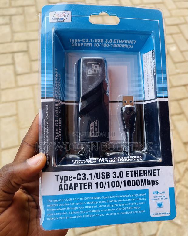 Usb 3.0 / Type-C Ethernet Adapter (10/100/1000mbps) · Photo 4