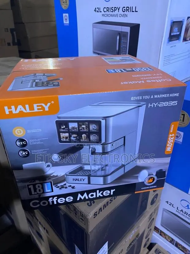Haley 1.8L 1350W Coffee Machine – Espresso Maker · Photo 1