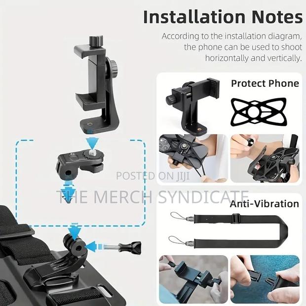 7in1 Handsfree Pov Vlog Sports Chest Mount Holder For Phones Cameras · Photo 5