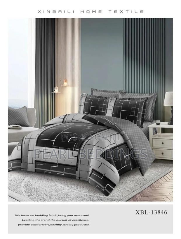 Premium 10pcs 100% Cotton Super King Size Duvet Set Available · Photo 1