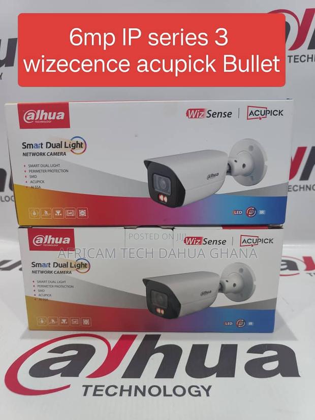 Dahua 6mp Ip Series 3 Wizsense Acupick Bullet · Photo 1