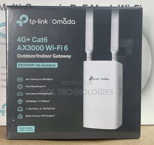 Tp Link Omada 4g+ Cat6 Ax3000 Wi-Fi 6 Outdoor/Indoor Gateway · Photo 2