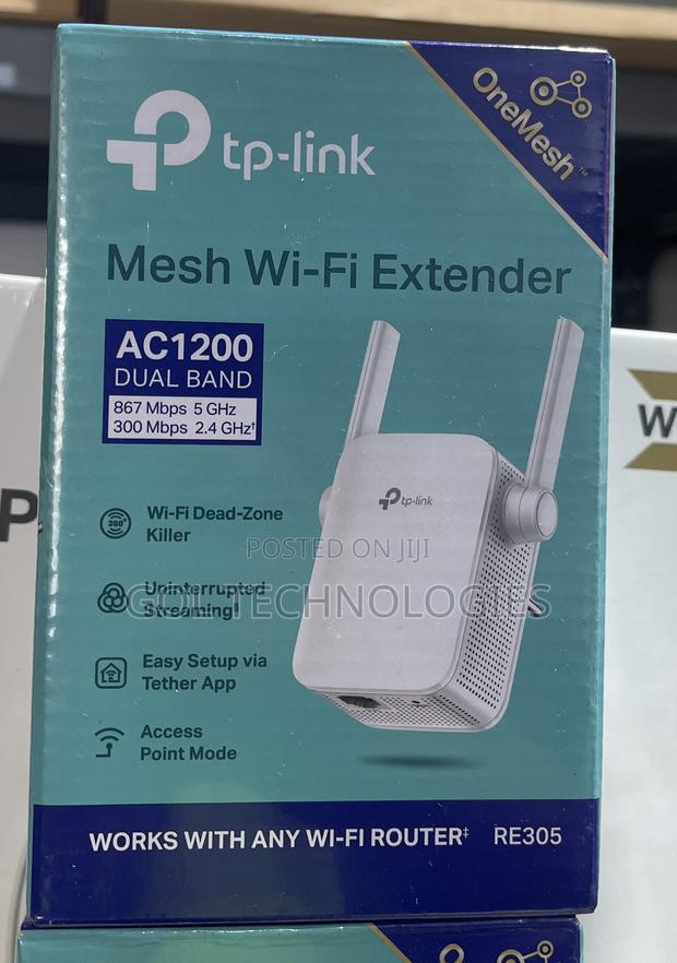 Tp Link Mesh Wi-Fi Extender Ac1200 Dual Band 5 GHZ 2.4 GHZ · Photo 2