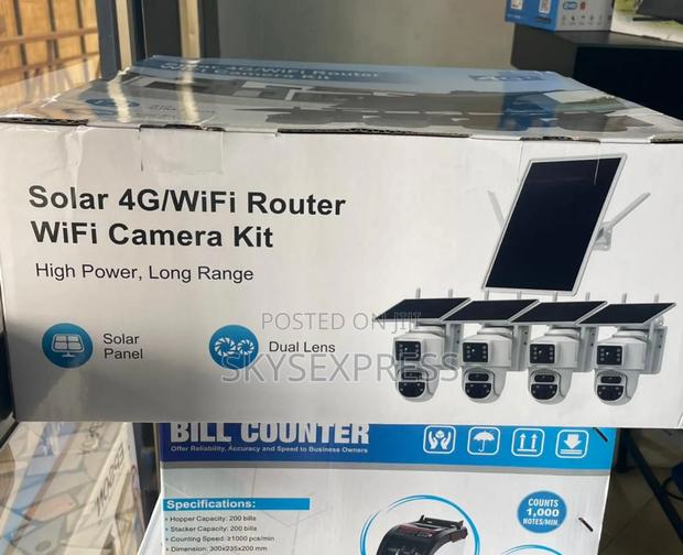 Solar Wifi Cameras With 4g / Wifi Router · Photo 1