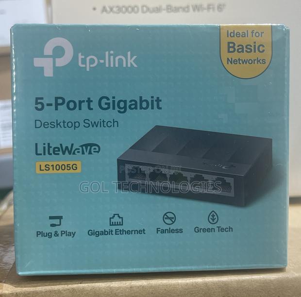Tp Link 5port Gigabit Desktop Switch 100/1000 Fast Ethernet Switch · Photo 2