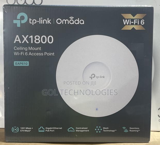 Tp Link Ax1800 Ceiling Mount Wi-Fi 6 Access Point Eap610 Omada · Photo 1