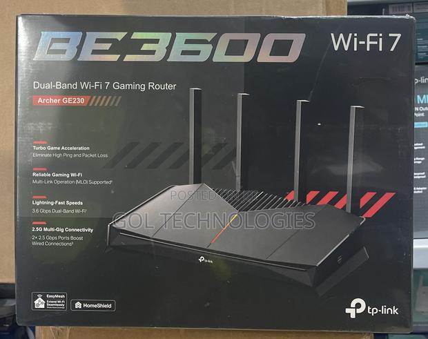 Tp Link Dual-Band Wi-Fi 7 Gaming Router Archer Ge230 Be3600 · Photo 2