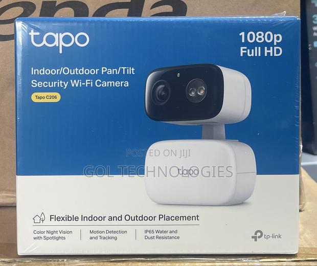 Tp Link Tapo Indoor/Outdoor Pan/Tilt Security Wi-Fi Camera Tapo C206 · Photo 1