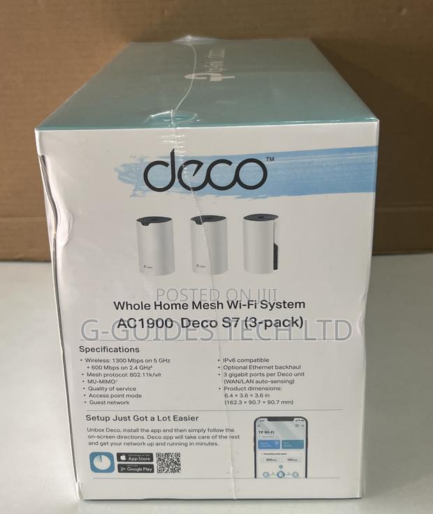 Tp-Link Deco S7 Ac1900 Whole Home Mesh Wi-Fi System 3-Pack · Photo 5