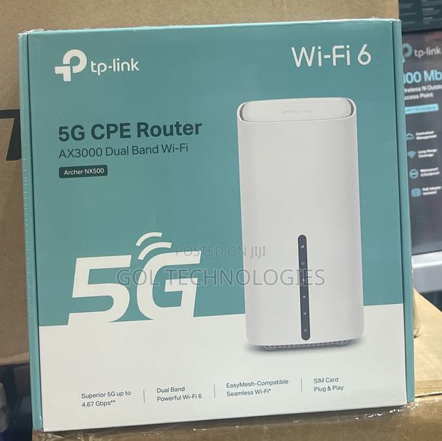 Tp Link Wifi 6 5g Cpe Router Ax3000 Dual Band Wi-Fi Archer Nx500 · Photo 2