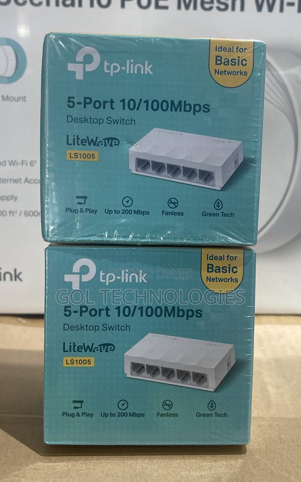 Tp Link 5-Port 10/100mbps Desktop Switch Litewave Ls1005 · Photo 1