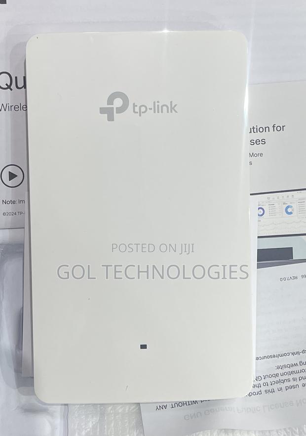 Tp Omada Inwall Ax1800 Wall Plate Wi-Fi 6 Access Point Eap615-Wall · Photo 2