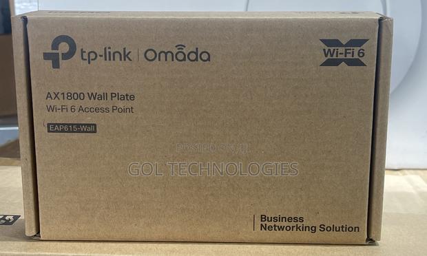 Tp Omada Inwall Ax1800 Wall Plate Wi-Fi 6 Access Point Eap615-Wall · Photo 3