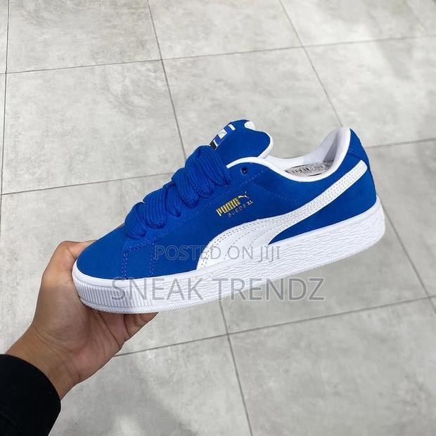 Puma Suede Xl Og Royal Blue and White · Photo 1