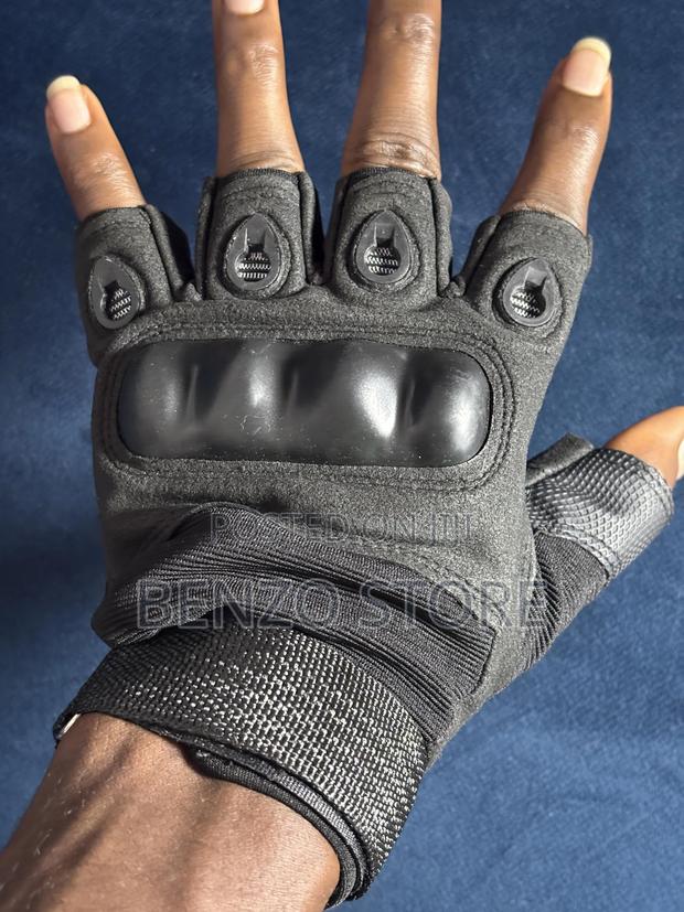 Quality Leather Gloves for Gym Workout, Military Training and Riding · Photo 1