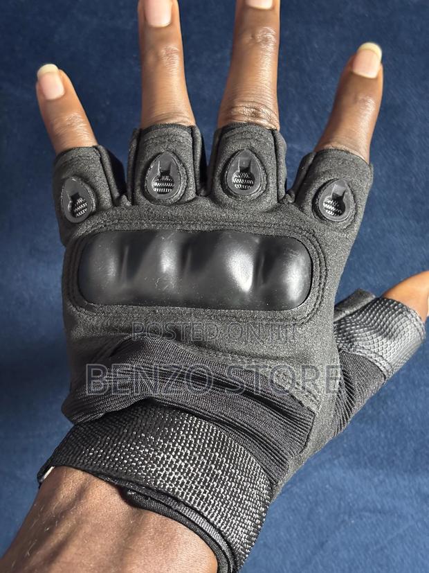Quality Leather Gloves for Gym Workout, Military Training and Riding · Photo 2