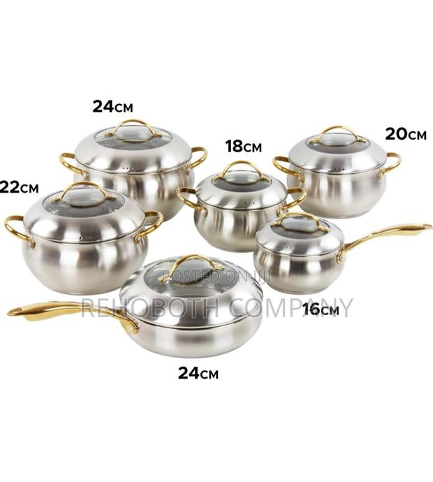 Sq Professional Lustro Stainless Steel Saucepan and Casserole Set 6pc · Photo 1
