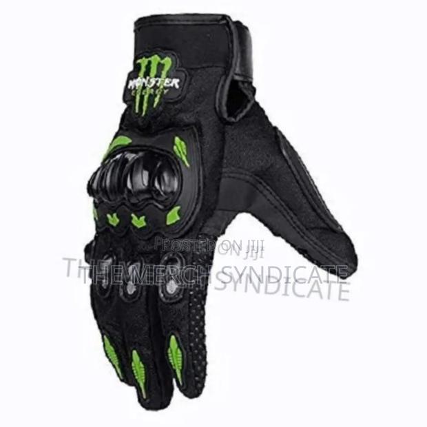 Monster Energy Motorcycle Racing Full Finger Touch Screen Gloves · Photo 2