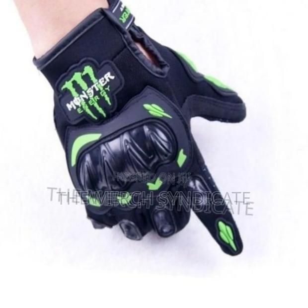 Monster Energy Motorcycle Racing Full Finger Touch Screen Gloves · Photo 3
