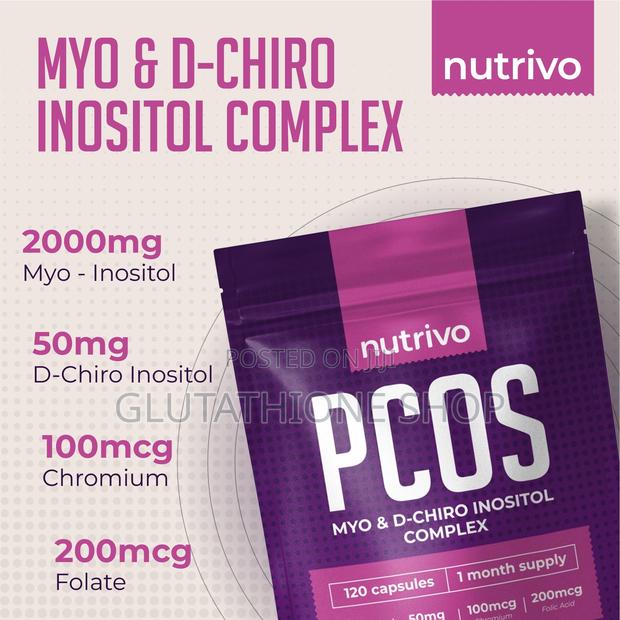 Nutrivo Pcos Myo Inositol D Chiro Inositol - 120 Capsules · Photo 1