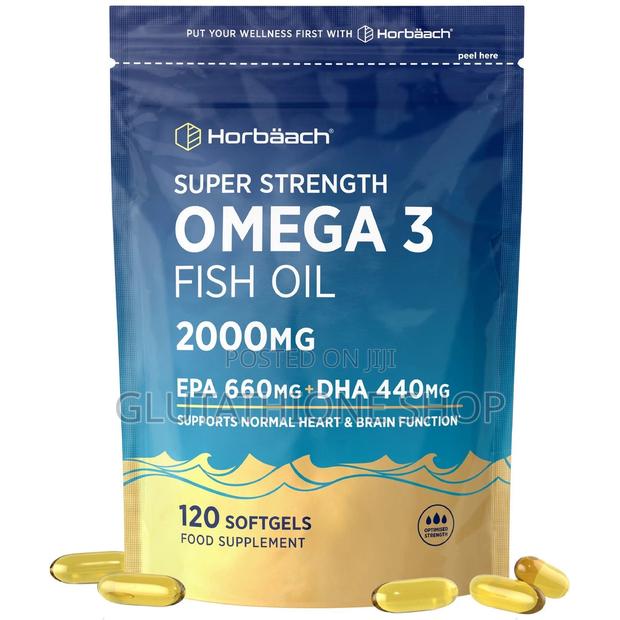 Horbaach Omega-3 Fish Oil Supplements · Photo 1