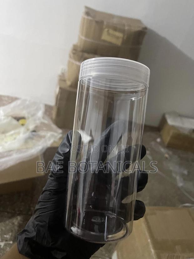 500ml Cosmetic Jar and Free Gasket (With Clear, White or Gold Lid) · Photo 2