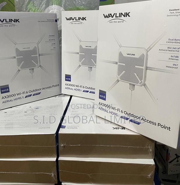 6 Antennas Wavlink Ax3000 Hd9s Outdoor Access Point · Photo 1