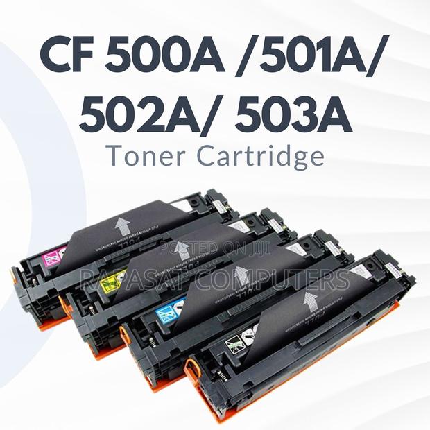 Cmyk Cf500a/501a/502a/503a Toner Cartridge - ₵250 Per Color · Photo 1