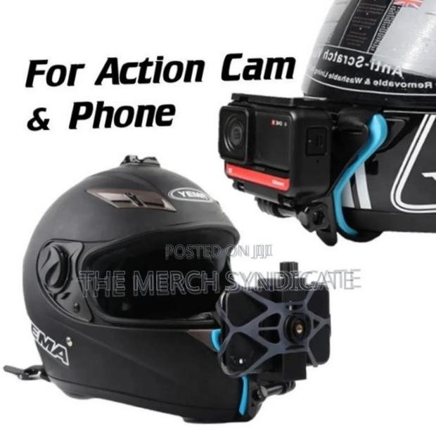 5in1 Motovlog Pov Motorcycle Helmet Chin Camera Phone Strap Mount · Photo 3