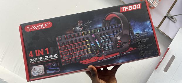 Gaming Combo 4in1 Tf800 Keyboard, Mouse, Mouse Pad, Headset · Photo 3